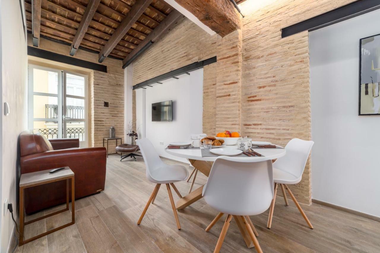 Appartamento Florit Flats - Cathedral Luxury Terrace Flat 2Br 2Ba Ac Wifi Valenza Esterno foto