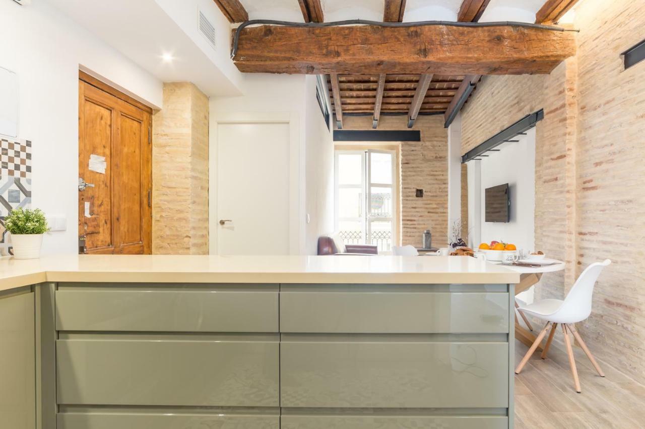 Appartamento Florit Flats - Cathedral Luxury Terrace Flat 2Br 2Ba Ac Wifi Valenza Esterno foto